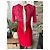 Rotes Spitzenkleid von Sandro - Ansicht 6