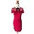 Rotes Spitzenkleid von Sandro