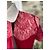 Rotes Spitzenkleid von Sandro - Ansicht 5