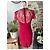 Rotes Spitzenkleid von Sandro - Ansicht 9