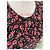 The Kooples Sommerkleid mit rosa und schwarzen Blumen Pink Grün - Ansicht 2