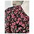 The Kooples Sommerkleid mit rosa und schwarzen Blumen Pink Grün - Ansicht 4