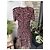 The Kooples Sommerkleid mit rosa und schwarzen Blumen Pink Grün - Ansicht 7