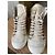 Sneakers alte Pataugas dorate Bianco D'oro - vista 2