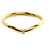 Tiffany & Co. 18K Gelbgold gewölbter Bandring mit Diamanten - Ansicht 3