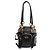 Borsa a mano in pelle nera Prada con pendente Nero