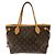 Bolso Louis Vuitton Monogram Neverfull PM Castaño Fucsia