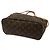 Bolso Louis Vuitton Monogram Neverfull PM Castaño Fucsia - vista 2