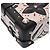 Borsa a spalla in pelle Petite Malle Louis Vuitton Nero Bianco Rosso - vista 8