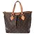 Borsa Louis Vuitton Monogram Palermo PM Marrone