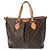 Borsa Louis Vuitton Monogram Palermo PM Marrone - vista 2