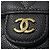 Portafoglio tri-fold Matelassé da donna Chanel Nero - vista 10