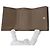 Cartera Tri-Fold para Mujer Saint Laurent Castaño - vista 4