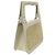 Borsa a mano in pelle scamosciata beige Loewe - vista 4