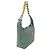 Bolso de cuero acolchado verde Chanel - vista 4