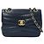 Borsa in pelle blu verde Chanel Arancione