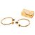 Pendientes de aro con tachuelas Monogram Louis Vuitton Dorado - vista 12