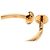 Pendientes de aro con tachuelas Monogram Louis Vuitton Dorado - vista 5