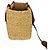 Borsa tote Prada Palmetto Vitello intrecciata in rafia naturale - vista 3