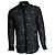 Camicia trasparente con stampa di stelle nere Saint Laurent 2018 Nero