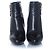 Botas de tornozelo de plataforma em couro preto Tom Ford - vista 5