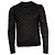 Saint Laurent, schwarzes und goldenes Jacquard-Pullover 2018 Mehrfarben