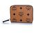 MCM, portafoglio marrone con zip in monogramma - vista 2