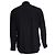 Camicia nera con pois floreali Saint Laurent 2018 Nero - vista 3