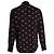 Camicia con stampa labbra "No Smoking" Saint Laurent 2017 Nero - vista 4