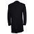 Saint Laurent, Wool coat with lurex 2018 Black - view 3