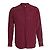 Camicia con stampa a rombi Saint Laurent Rosso Bordò