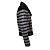 Giacca da biker a righe con strass Balmain Multicolore - vista 2