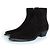 Saint Laurent, Lukas wool suede ankle boots in black