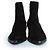 Saint Laurent, Lukas wool suede ankle boots in black - view 5