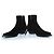 Saint Laurent, Lukas wool suede ankle boots in black - view 6
