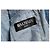 Blaue Denimjacke mit Rockstar-Logo von Balmain - Ansicht 6
