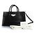 Balenciaga, Borsa tote in marmo nero - vista 2