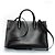 Balenciaga, Borsa tote in marmo nero - vista 3