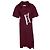 Popeline-Kleid mit Delick-Spitze von Dries van Noten Rot Bordeaux
