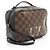 Borsa a Spalla Santa Monica Damier Ebene di Louis Vuitton Nero - vista 2
