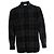 Camicia a paillettes a scacchi Saint Laurent 2018 Nero