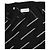 Saint Laurent, Camicia nera con righe diagonali Nero - vista 5