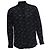 Camicia in seta nera con stampa floreale 2018 di Saint Laurent Nero