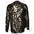 Camisa dorada metálica con paisley de Saint Laurent Multicolor - vista 3