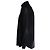 Saint Laurent, Camicia nera con colpi di lurex a mezzaluna Nero - vista 4
