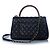 Chanel, borsa coco con manico in pelle caviar nera Multicolore - vista 2