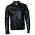 Giacca trucker western Hedi Slimane 2018 di Saint Laurent Nero