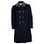 Thom Browne, Fu pin tuck cavalry twill Chesterfield coat