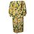 Blumenkleid mit Gürtel von Carolina Herrera Mehrfarben
