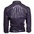 Lila Leder-Bikerjacke von Gucci - Ansicht 3